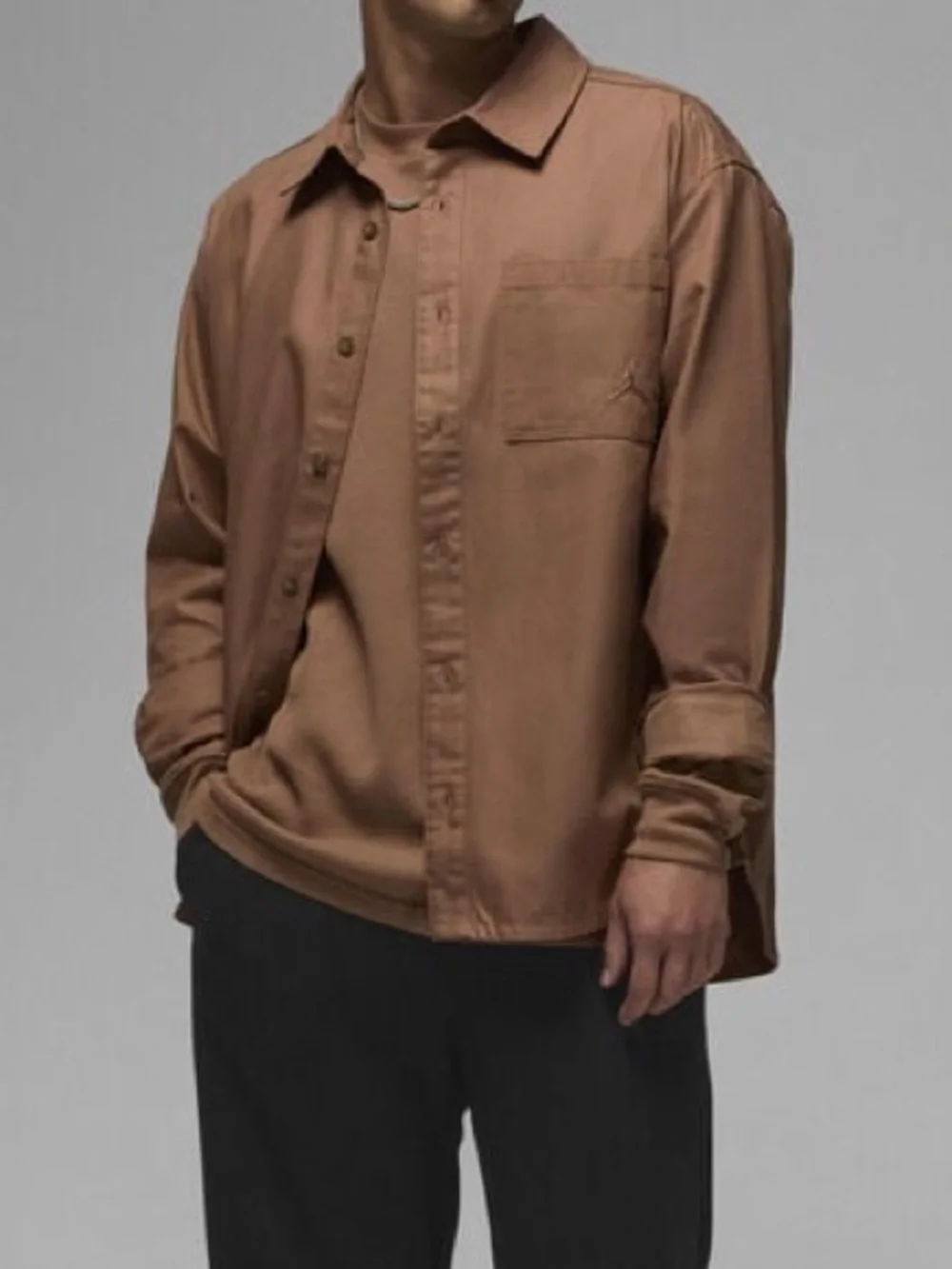 NEW Air Jordan Essentials Button Down‎ Long Sleeve Shirt
